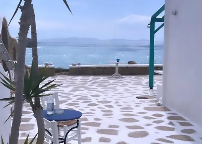 Mykonos Athanasia Seaview Oasis By The Port Apartament