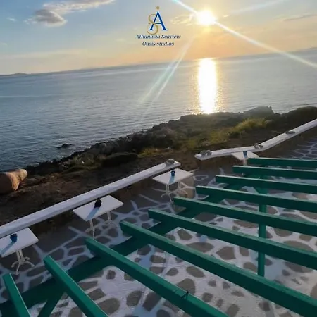Mykonos Athanasia Seaview Oasis By The Port Apartamento