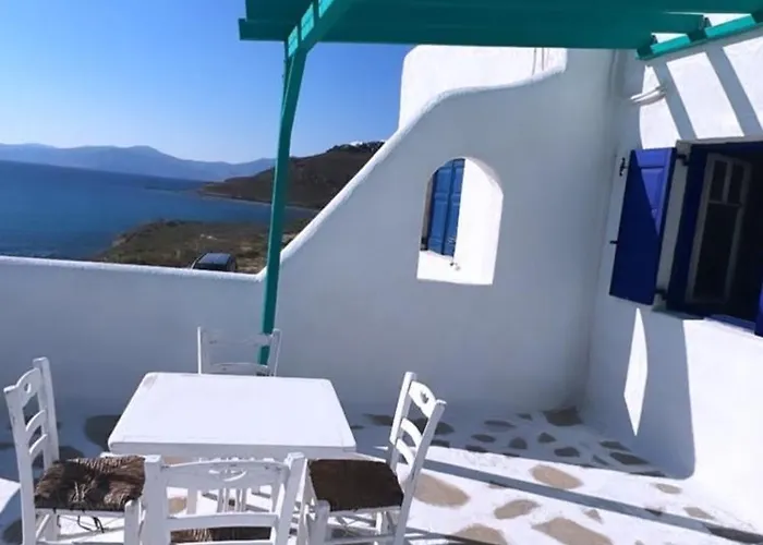 Mykonos Athanasia Seaview Oasis By The Port Apartman