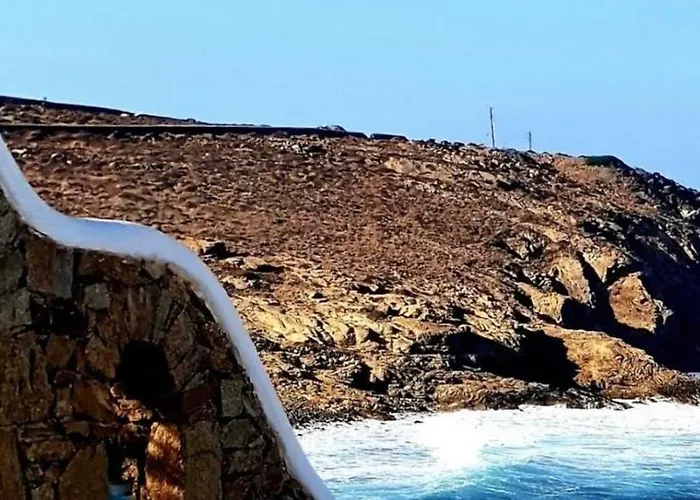 Mykonos Athanasia Seaview Oasis By The Port Apartman